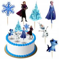 Замороженный торт топпер набор персонажей 6шт