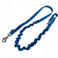 Smycz z Amortyzatorem do Biegania dla Psa 250cm/2,5cm Champion Niebieska