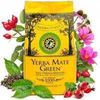 Yerba Mate Green Mięta Dzika Róża Despalada bez pyłu SILUETA 1kg 1000g