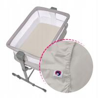 Prześcieradło do dostawki KINDERKRAFT NESTE 52x89 bawełna Kolory