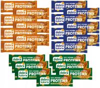 Набор протеиновых батончиков хорошая калория микс вкусов 3x7 на весь месяц