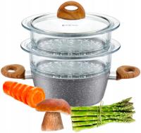 GARNEK PAROWAR DO GOTOWANIA NA PARZE Ambition 2 SITA SZKLANE INDUKCJA 24cm