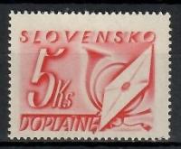 Słowacja 1942 Mi por 37 Czyste **