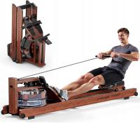 Wioślarz Wodny 18L Drewniany YOSUDA do ćwiczeń domowy ergometr wioślarski