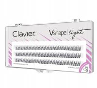 Clavier пучки ресниц Vshape Light-Ласточки 10 мм