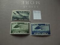 Włochy - lotnicze samoloty stare znaczki