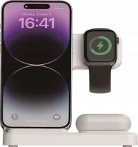 Беспроводная зарядная станция 3 в 1,складная,стандарт Qi