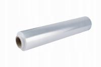 FOLIA STRETCH TRANSPARENTNA RĘCZNA 50CM 23µM OWIJANIE ZABEZPIECZENIE PACZEK