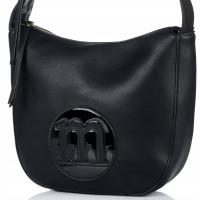 Большая сумка-мессенджер MONNARI, Черная вместительная Практичная сумка с логотипом для работы