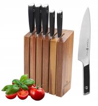 ZWIEGER MAGNETO 5905794972814 НАБОР ИЗ 5 НОЖЕЙ В ДЕРЕВЯННОМ БЛОКЕ