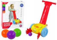 Zabawka Pchacz Zbieracz Piłek Kulek Dla Dzieci Sensoryczna Edukacyjna