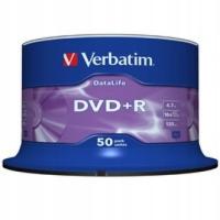 VERBATIM DATALIFE диска DVD-R 16x 4.7 GB 50шт CAKE
