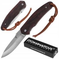 СКЛАДНОЙ НОЖ FINKA DOMINATOR TRAPPER ОХОТНИЧИЙ ТУРИСТИЧЕСКИЙ ДЕРЕВЯННЫЙ НОЖ