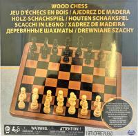 SZACHY DREWNIANE ZESTAW SPIN MASTER PUDEŁKO