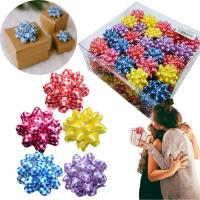 WSTĄŻKA SAMOPRZYLEPNA ROZETA KOKARDKA 100 SZT 40mm CANDY