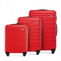 WITTCHEN ABS-U набор чемоданов красный
