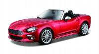 BBURAGO MODEL FIAT 124 SPIDER RED 1:24