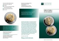 Foldery do monet - 25 lat Wolności - 5 sztuk