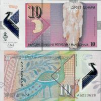 Macedonia 2018 - 10 dinars - Pick 25 UNC POLYMER