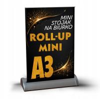 ROLL-UP рекламный стенд мини A3 рекламный стол меню