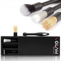 GLAM BRUSH SET 3 PROFESJONALNE PĘDZELKI DETAILINGOWE DO CZYSZCZENIA