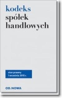 KSH Kodeks spółek handlowych. Stan prawny na 01.09