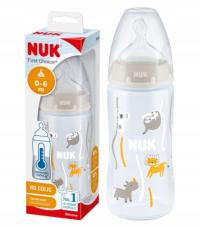 NUK антиколиковая бутылка с датчиком 300 мл 0 м