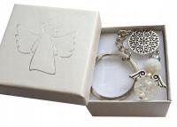 BRELOCZEK DO KLUCZY Z ANIOŁKIEM - BRELOK ANIOŁ