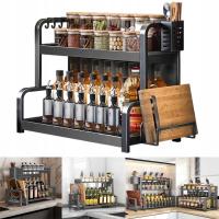 Półka kuchenna organizer kuchenny na przyprawy stojak na blat regał kuchnia