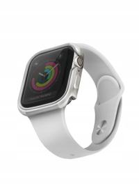 Etui UNIQ Valencia Apple Watch 4/5/6/7/SE/8/9 40/41MM srebrny/titanium silv