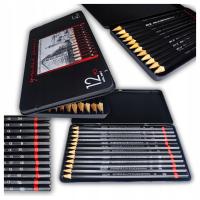 Набор карандашей для рисования эскизов 12 шт. Подарок на Рождество