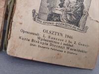 książeczka nabożeństwa śpiewnik modlitewnik książka Olsztyn 1946 Allenstein