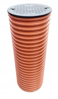 STUDNIA DRENARSKA 315 Z POKRYWĄ 1 METR RURA TRZONOWA STUDZIENKA 100 cm