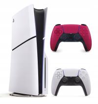 Консоль PlayStation 5-D chassis CFI - 2016 белый и красный pad
