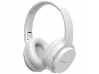 Słuchawki bezprzewodowe TONSIL R45BT nauszne Bluetooth BT ANC TWS MIC białe