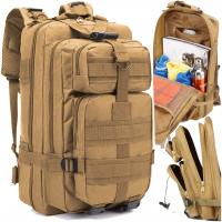 ASSAULT PLECAK WOJSKOWY TURYSTYCZNY MILITARNY SURVIVAL TAKTYCZNY COYOTE 28L