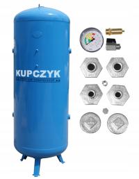 Zbiornik pionowy 1000 l sprężonego powietrza 11 bar Armatura UDT Kupczyk