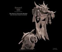 Orc Battle Standard Bearer - 1x - 3dmonkeypl