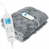 Электрическое одеяло большой мягкий 180X160 см нагревательный коврик 160 Вт таймер пульт дистанционного управления KREXUS