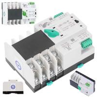 AUTOMATYCZNY PRZEŁĄCZNIK ZASILANIA FOTOWOLTAIKA SIEĆ AGREGAT 3-FAZ 100A 4P