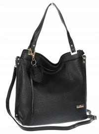 Torebka Damska CHARRO Shopperka Pojemna A4 Modna Torba CH855611 Czarna