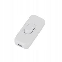 Przełącznik kablowy 4A biały