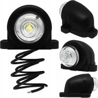 Lampa obrysowa przednia 12/24V dachowa, biała WAŚ 133