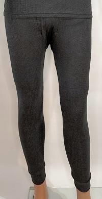 Kalesony męskie Gucio ocieplane grafitowy 5XL