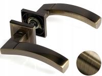 Klamka TORONTO do drzwi w kolorze złota PATYNA