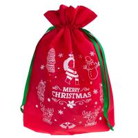 WOREK PREZENTY MIKOŁAJA świąteczny święta torba CZERWONY prezentowa 1szt