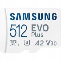 SAMSUNG Evo Plus microSDXC 512GB + Adapter Funkcjonalna Karta pamięci