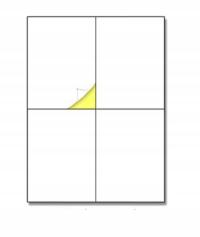 Клейкие этикетки A4 100 листов 105x148 мм для матовой бумаги принтера