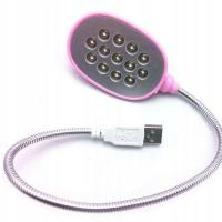 Elastyczna Lampka LED USB do Laptopa 13 diod