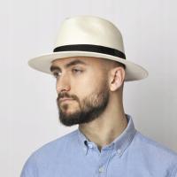 Шляпа Панама мужская fedora PEDRO крем 59